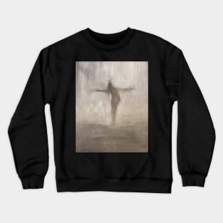 Feel The Rain oil painting by artist Tabitha Kremesec Crewneck Sweatshirt